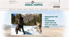 Desktop Screenshot of parkcountyanimalhospital.com
